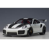 PORSCHE 911 (991.2) GT2 RS WEISSACH PACKAGE ( WHITE ) - 1:18 Scale Composite Model Car