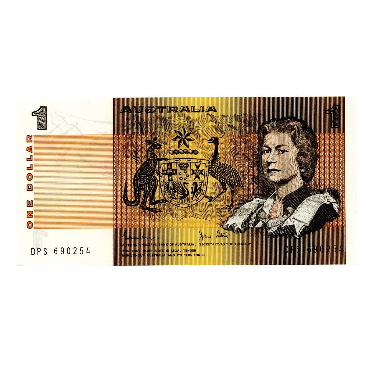 $1 R78L Johnston/Stone DPS Last Prefix Uncirculated Banknote