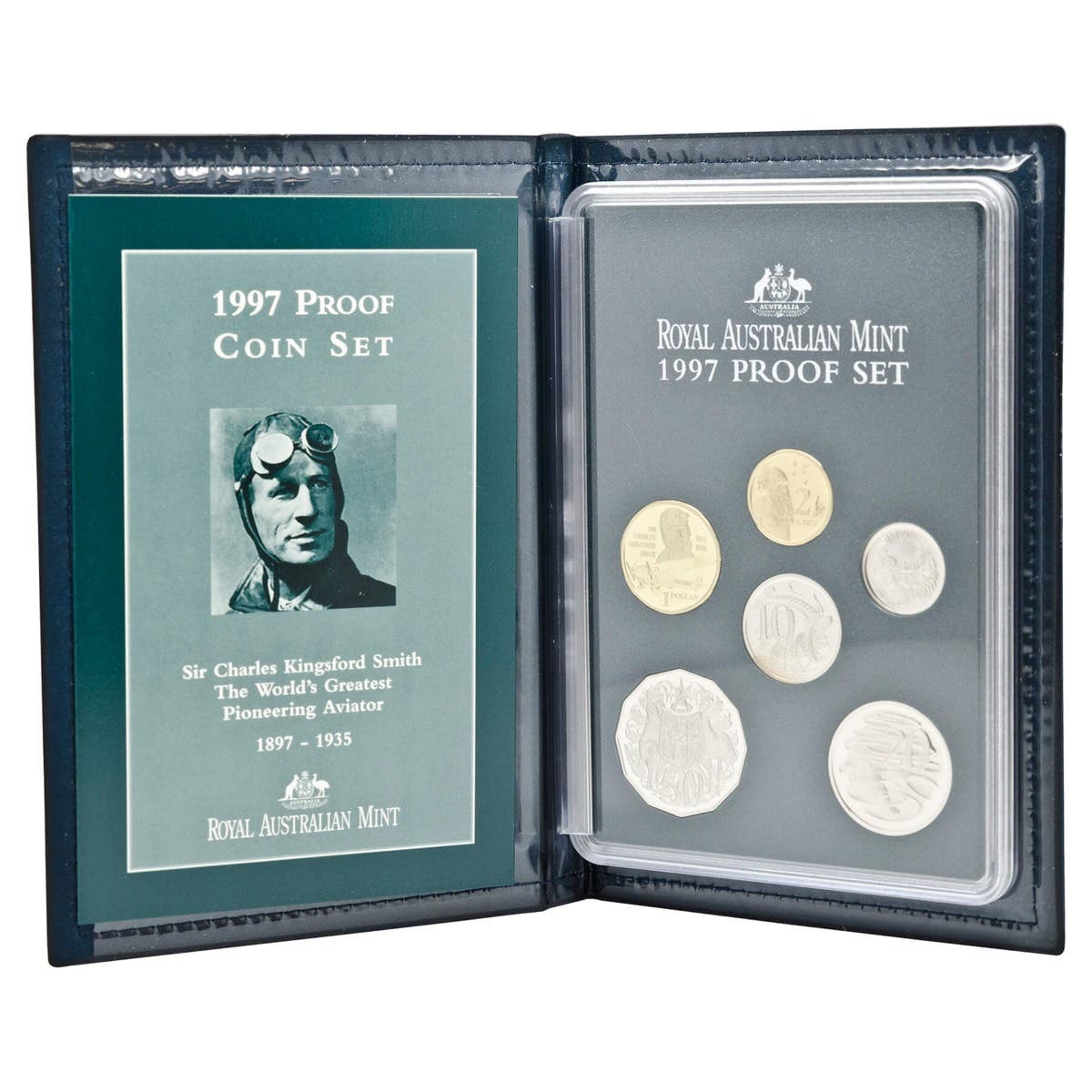 Australia Sir Charles Kingsford Smith 1997 6-Coin Proof Set
