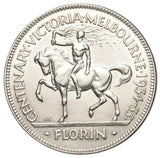 1934-35 Melbourne Centenary Florin Extremely Fine