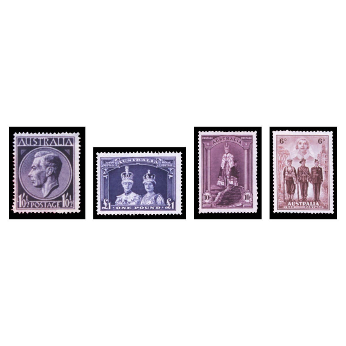 Complete 1937-1952 King George VI Stamp Collection Mint Unhinged