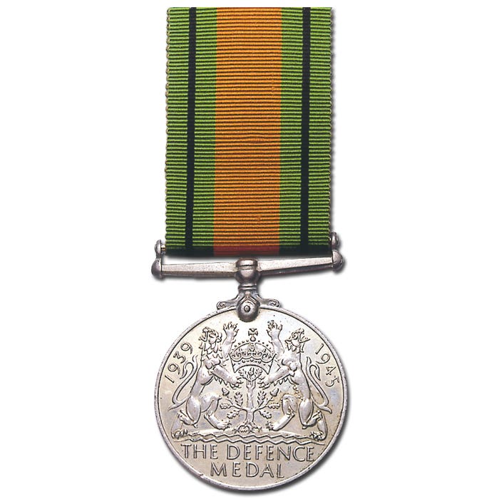 1939-45 WWII Defence Medal