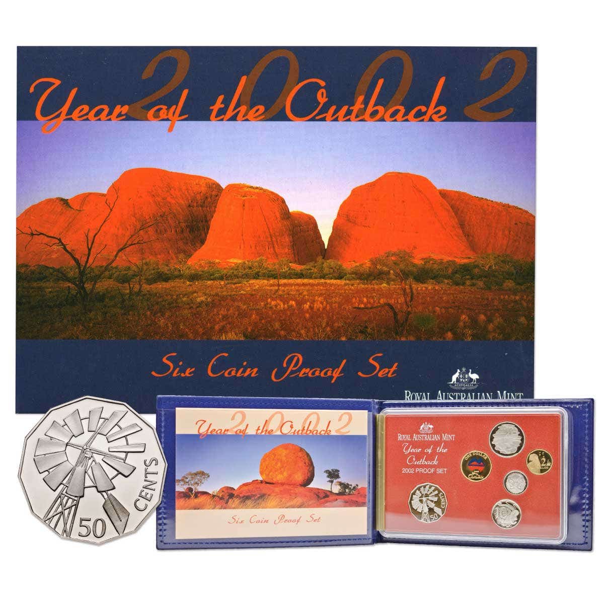 Australia Year of the Outback 2002 6-Coin Proof Set