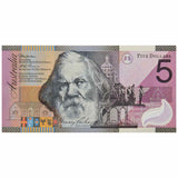 2001 $5 R219L Federation JD01 Last Prefix Uncirculated