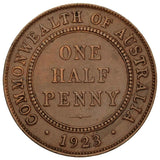 1923 Halfpenny Very Fine