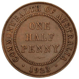 1923 Halfpenny Very Fine