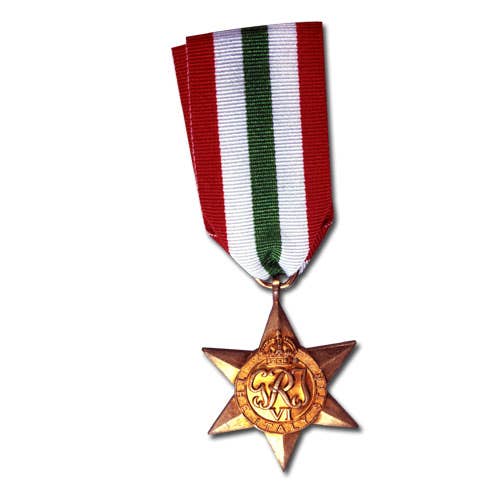 1939-45 WWII Italy Star Medal