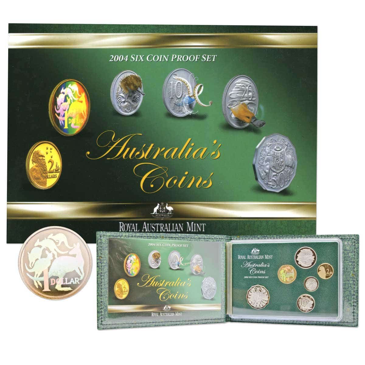Australia 2004 6-Coin Proof Set – Downies Collectables
