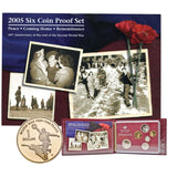 Australia End of WWII 60th Anniversary 2005 6-Coin Proof Set