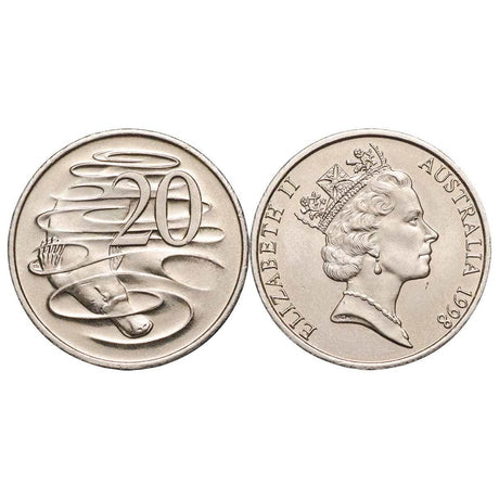 1998-1999 20c Platypus Pair Uncirculated