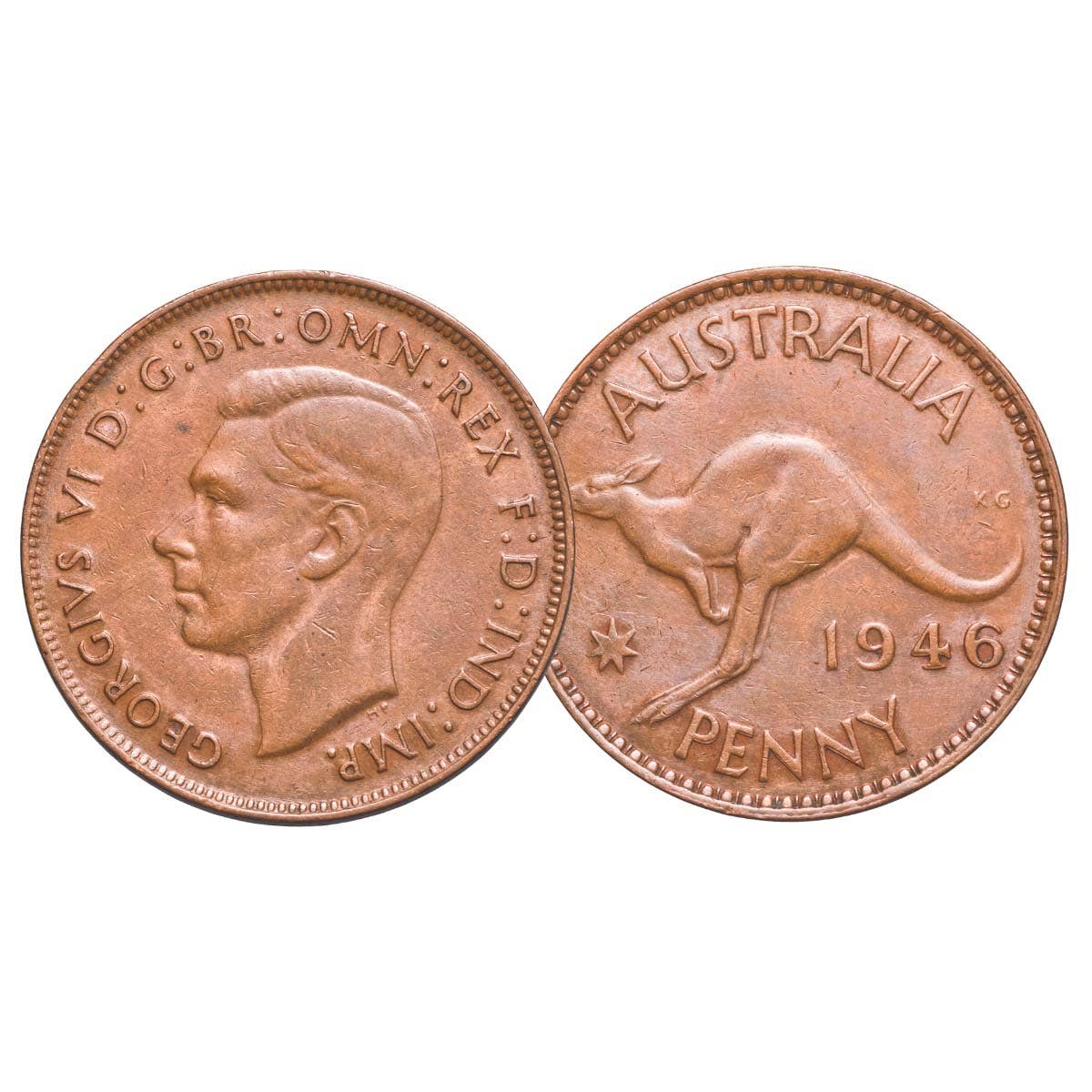 Australia George VI 1946 Penny Very Fine