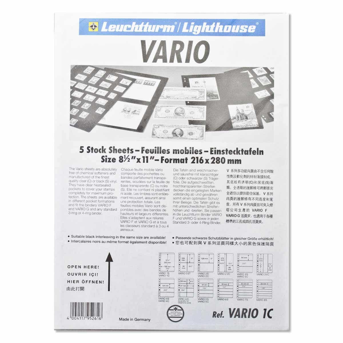 Vario Note Pages Pack-of-5