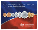 Australia Decimal Currency 40th Anniversary 2006 8-Coin Mint Set