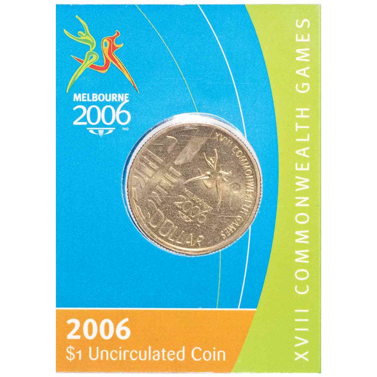 Melbourne Commonwealth Games 2006 $1 Uncirculated Coin