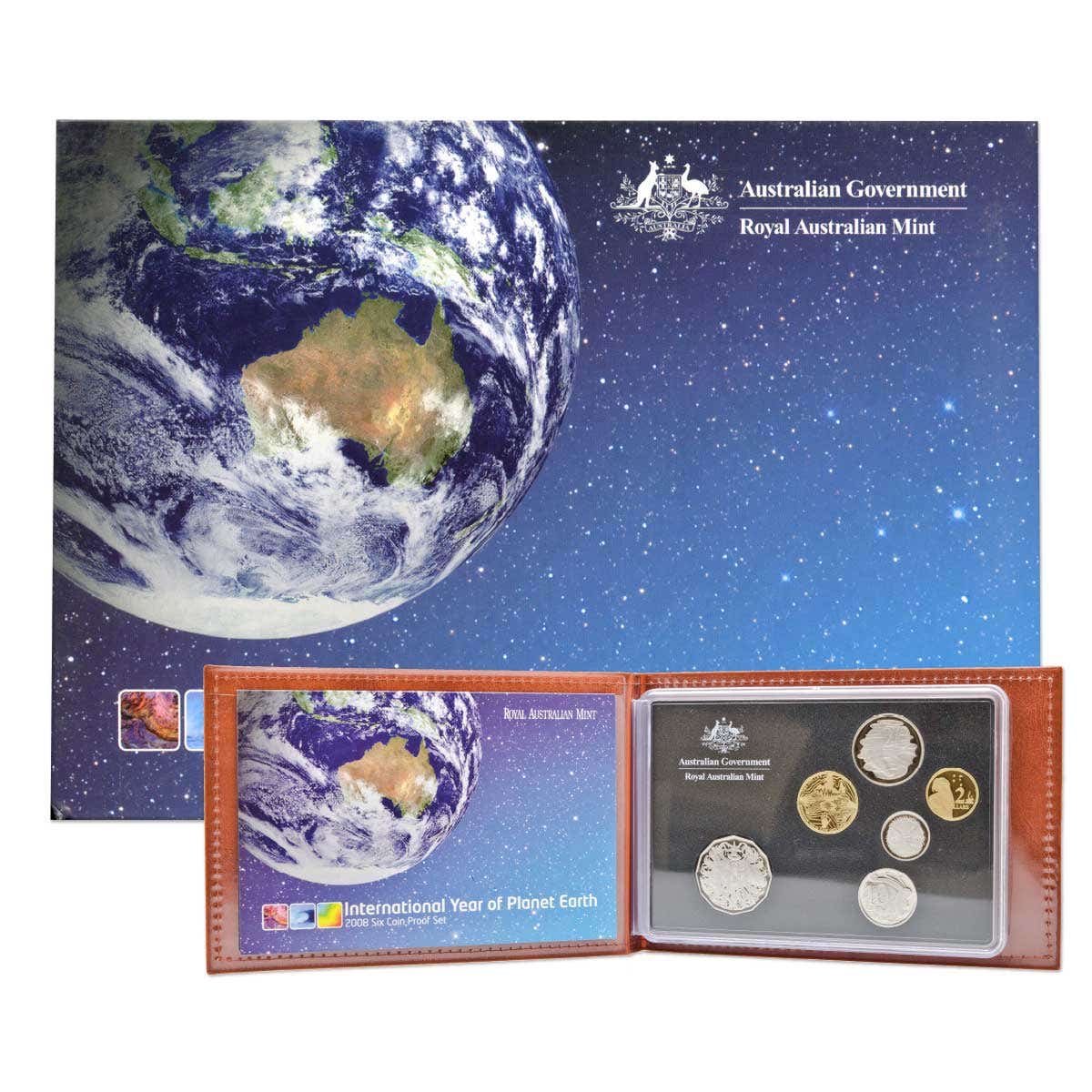 International Year of Planet Earth プルーフ Australia International Year of Planet Earth 2008 6-Coin Proof Set