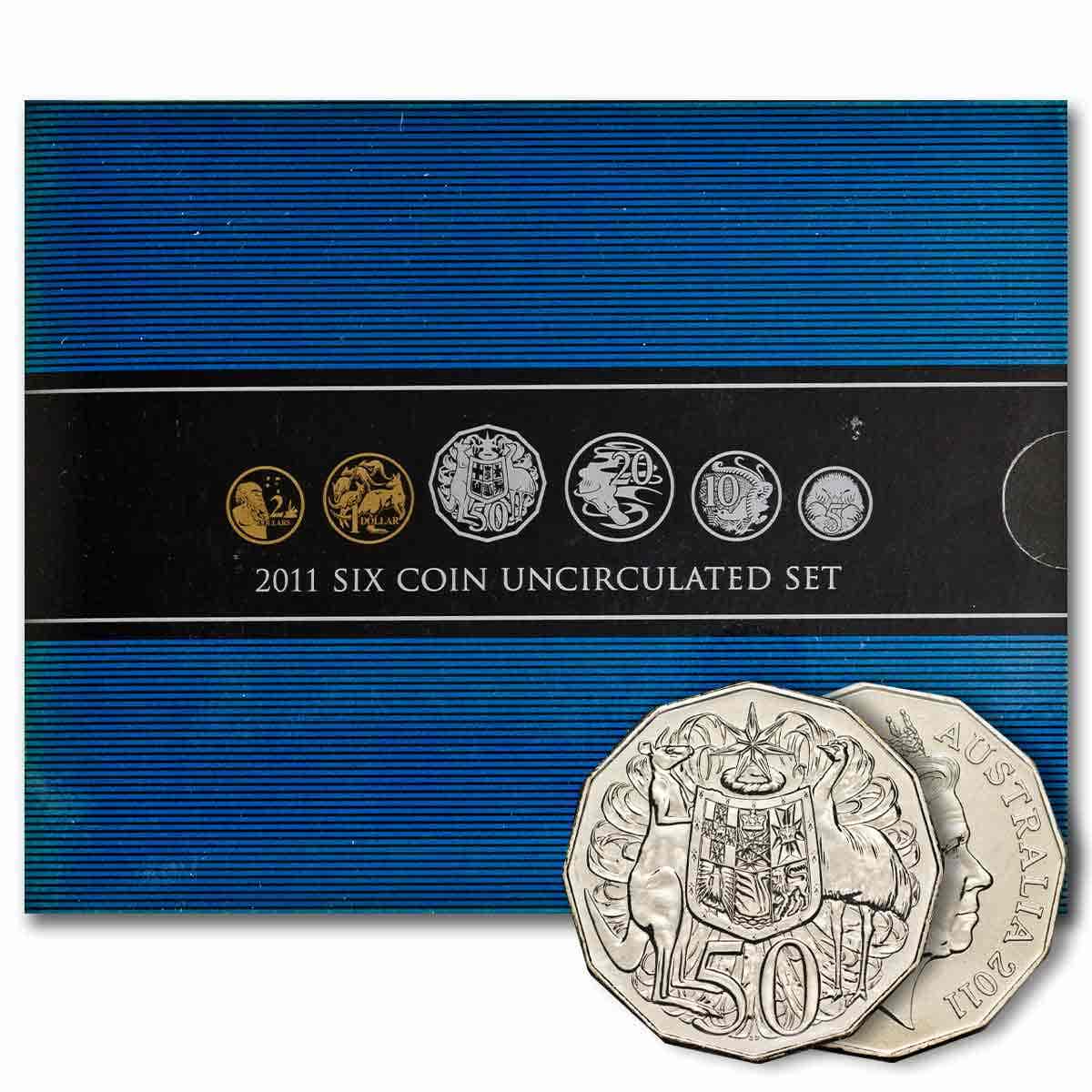 Australia 2011 6-Coin Mint Set – Downies Collectables