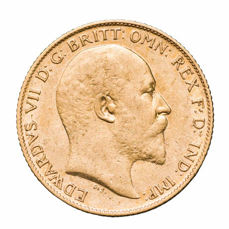 Edward VII 1909P Gold Half Sovereign Very Fine