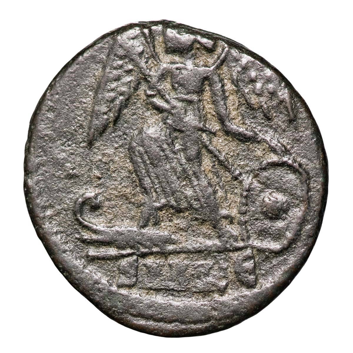 Roman Empire Constantine the Great 306-337AD Victory on Prow Bronze Fine-Very Fine