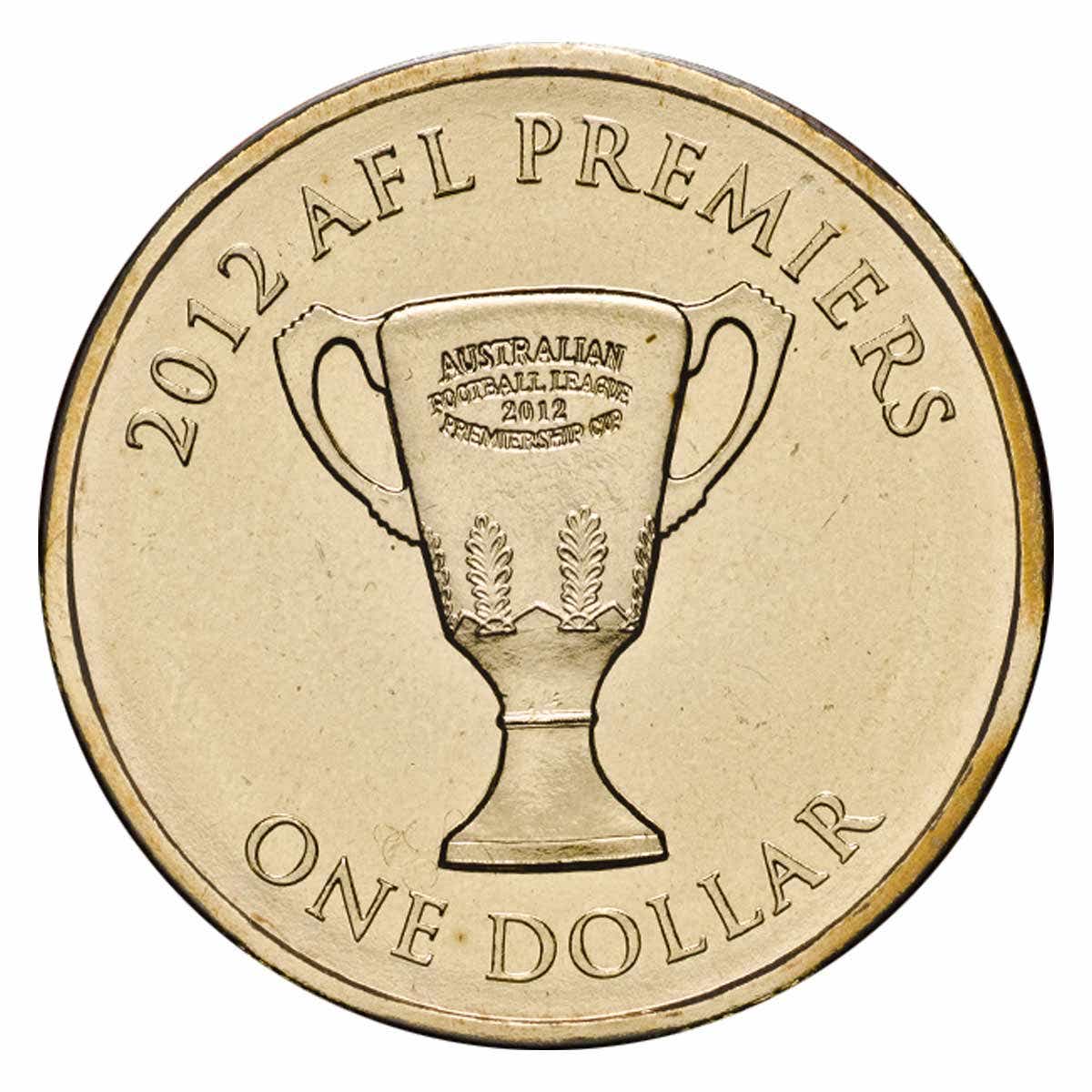 Sydney Swans AFL Premiers 2012 $1 Stamp & Coin Cover