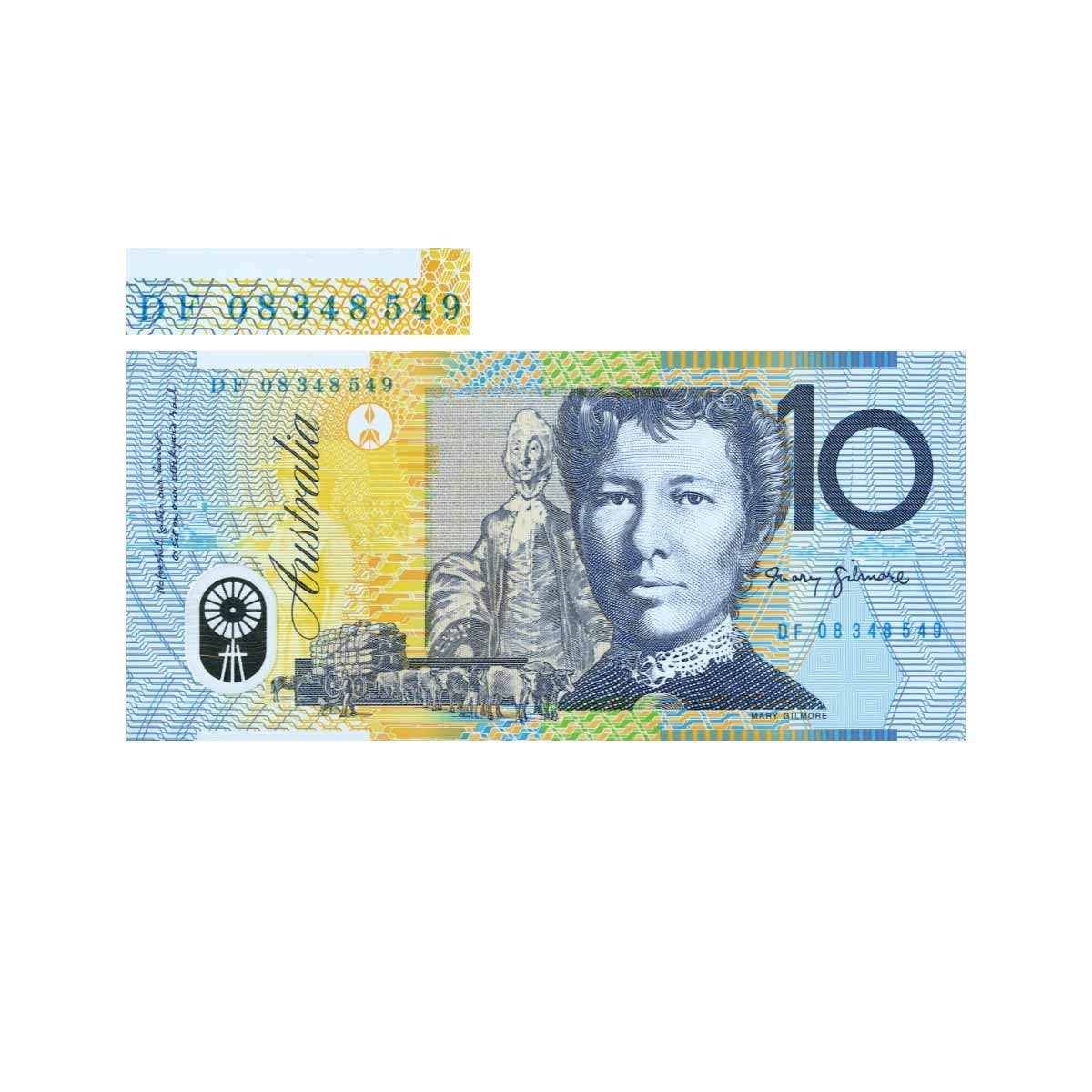 2008 $10 R321bL Stevens/Henry DF08 Last Prefix Banknote Uncirculated