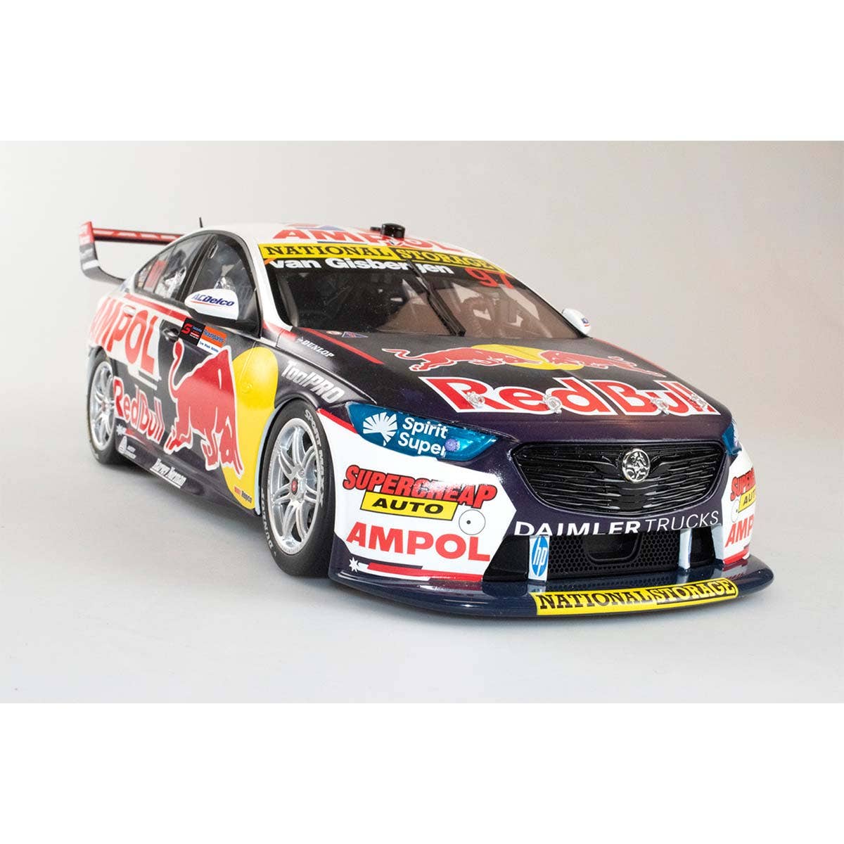 HOLDEN ZB COMMODORE - RED BULL AMPOL RACING #97 - SHANE VAN GISBERGEN - 2021 CHAMPIONSHIP WINNER - 1:12 Scale Resin Model Car