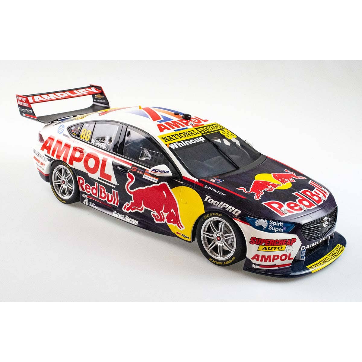 HOLDEN ZB COMMODORE - RED BULL AMPOL RACING #88 - JAMIE WHINCUP - BEAUREPAIRS SYDNEY SUPERNIGHT RACE 29 - LAST FULL-TIME SOLO DRIVE - 1:12 Scale Resin Model Car
