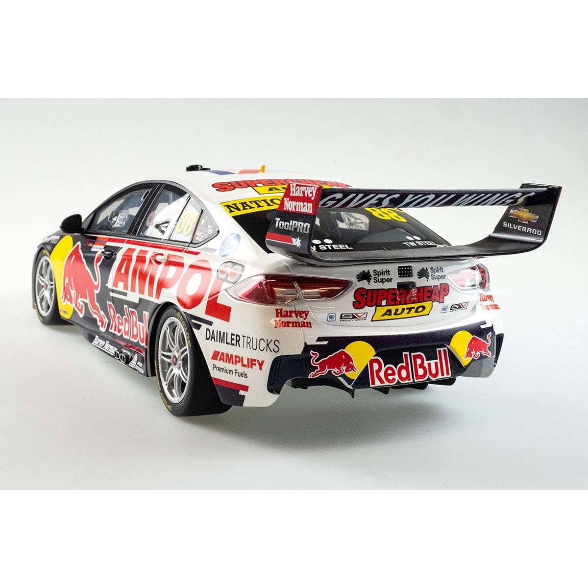 HOLDEN ZB COMMODORE - RED BULL AMPOL RACING #88 - JAMIE WHINCUP - 2021 BEAUREPAIRS SYDNEY SUPERNIGHT RACE 29 - LAST FULL-TIME SOLO DRIVE - 1:12 Scale Resin Model Car