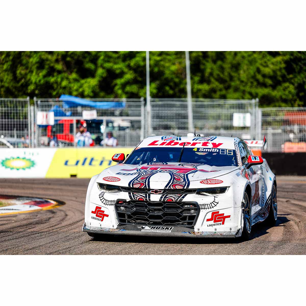 CHEVROLET CAMARO GEN3 ZL1 - BJR - SMITH #4 - 2023 NTI Townsville 500 - Race 17 - Indigenous Livery - 1:18 Scale Diecast Model Car