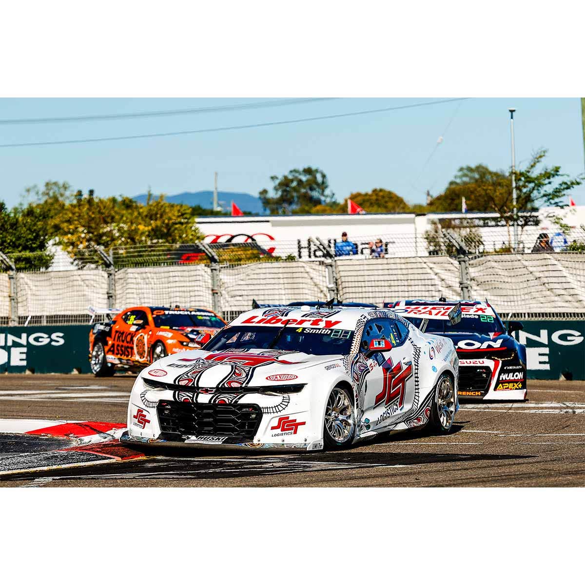 CHEVROLET CAMARO GEN3 ZL1 - BJR - SMITH #4 - 2023 NTI Townsville 500 - Race 17 - Indigenous Livery - 1:18 Scale Diecast Model Car