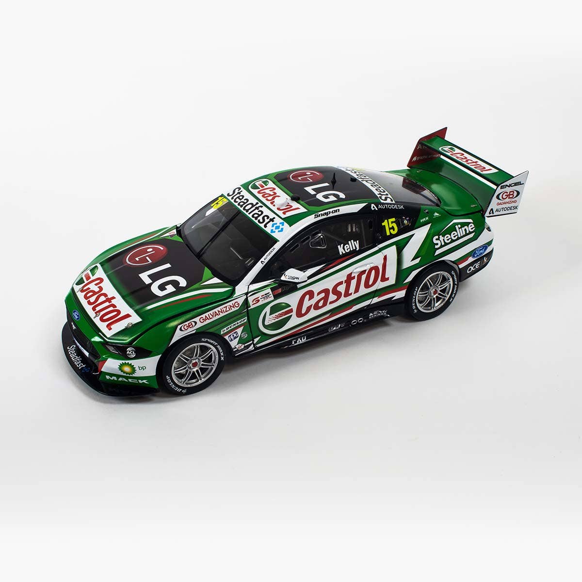 Ford Mustang - Castrol Racing - #15, R.Kelly - Race 26, Repco SuperSprint The Bend - 1:18 Scale Diecast Model Car