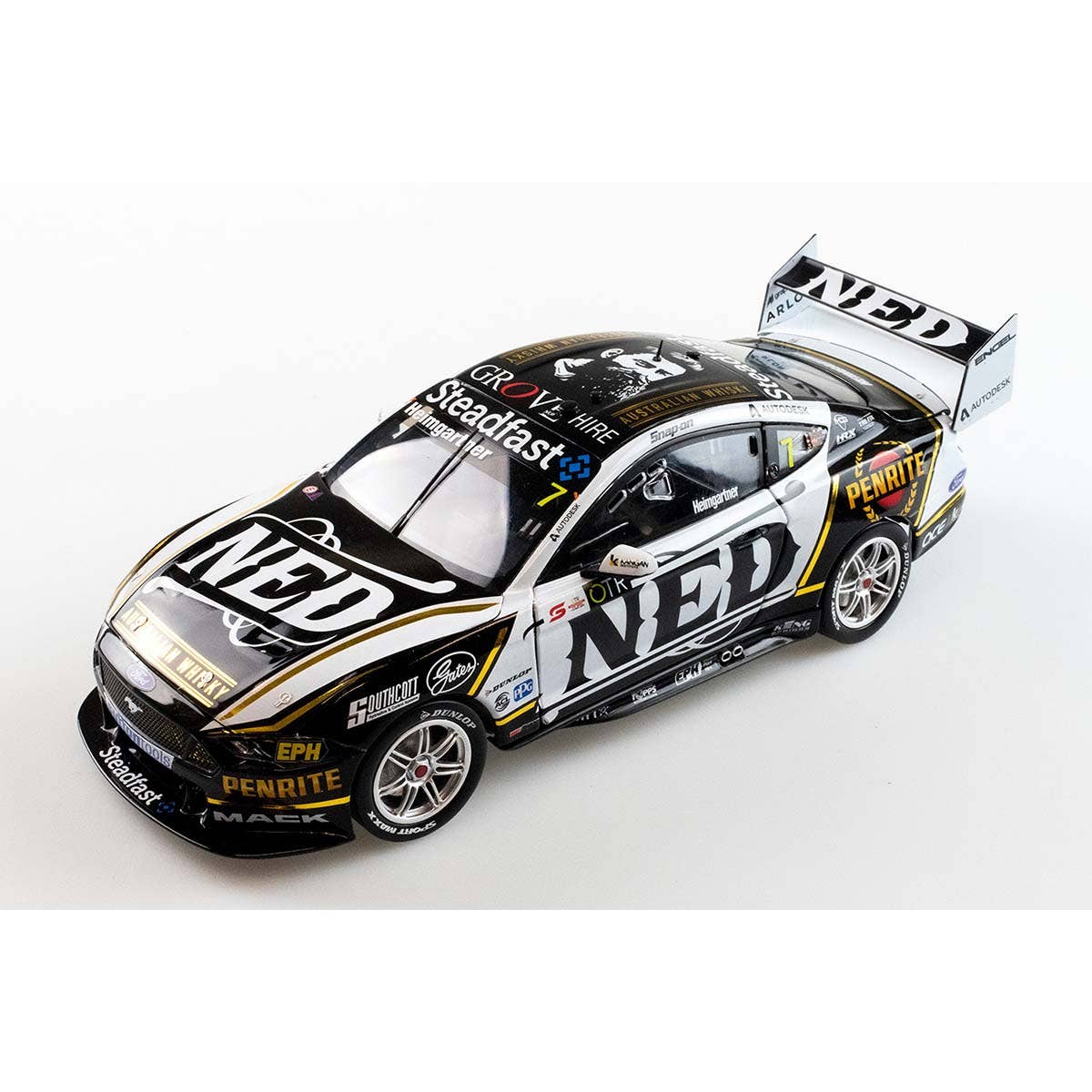 Ford Mustang - #7 Andre Heimgartner - NED Racing - Winner, Race 9, 2021 OTR SuperSprint - 1:18 Model Car