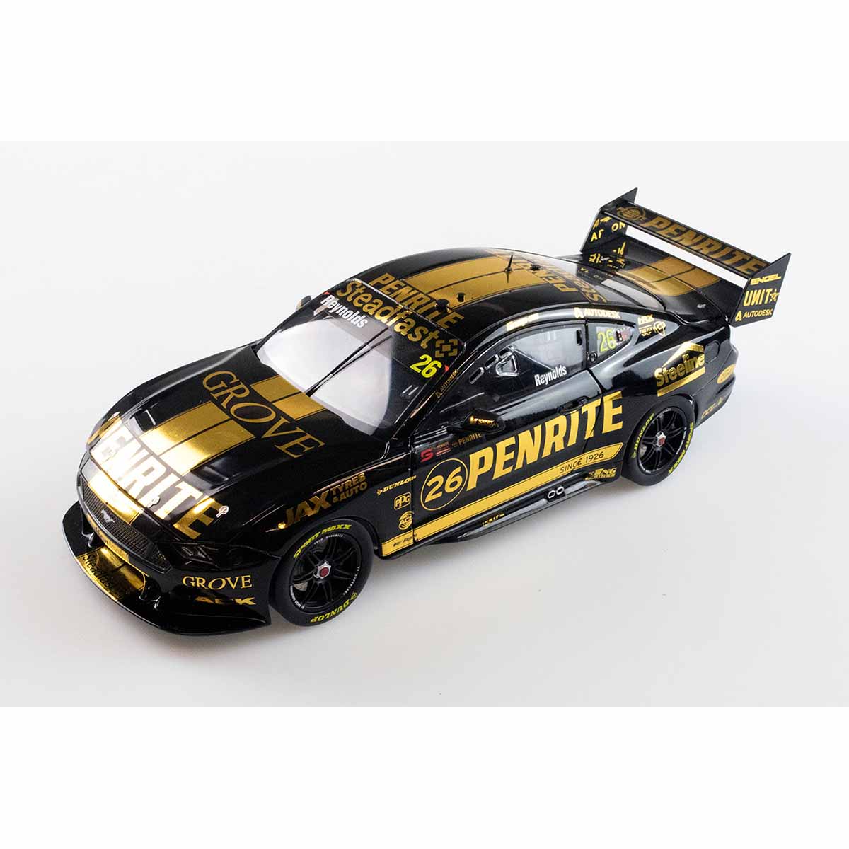 Ford Mustang - #26 David Reynolds - Penrite Racing - 3rd, Race 5, 2021 Penrite Oil Sandown SuperSprint - 1:43 Model Car