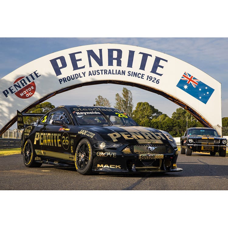 Ford Mustang - #26 David Reynolds - Penrite Racing - 3rd, Race 5, 2021 Penrite Oil Sandown SuperSprint - 1:43 Model Car