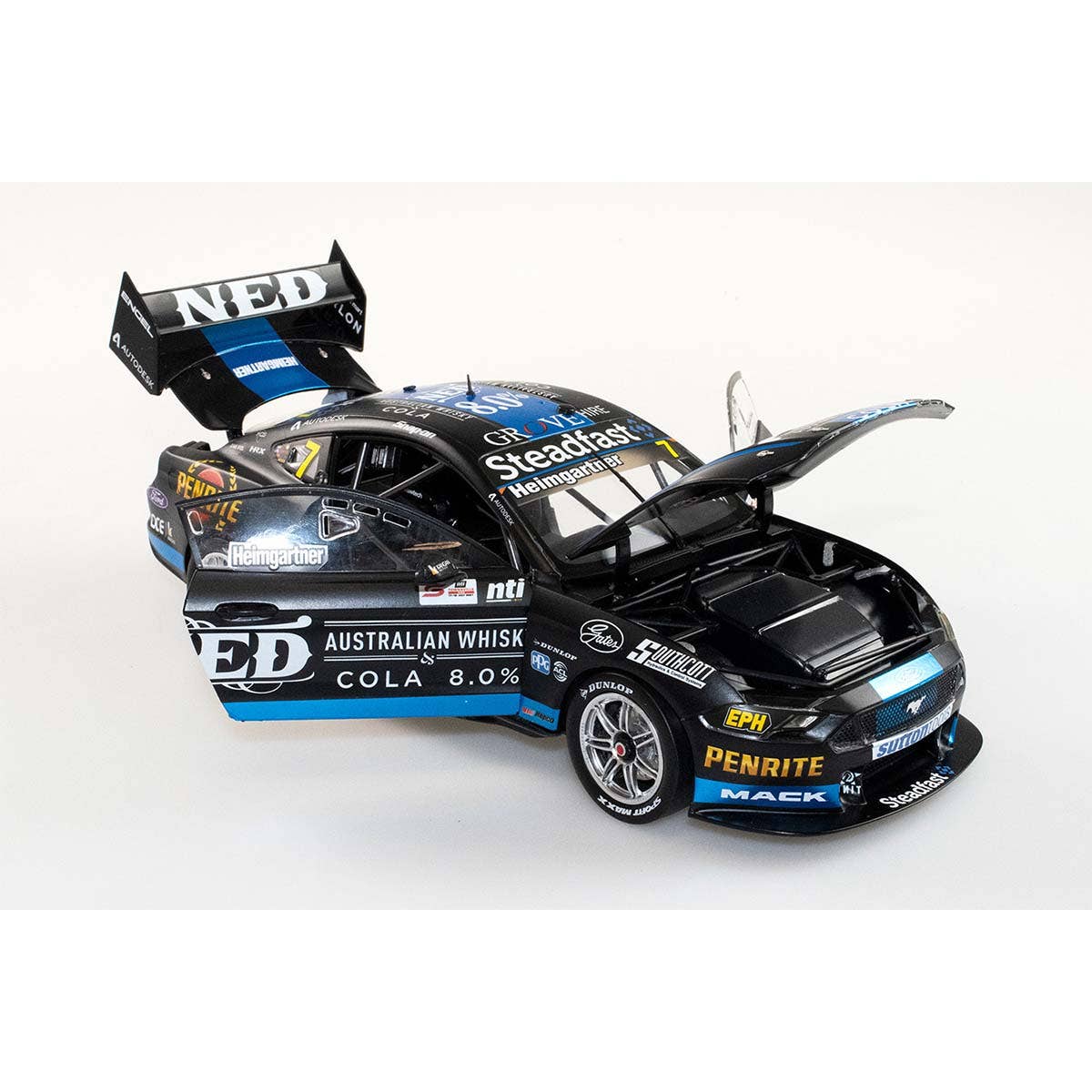 FORD GT MUSTANG V8 SUPERCAR NED RACING - ANDRE HEIMGARTNER #7 - NTI To ...