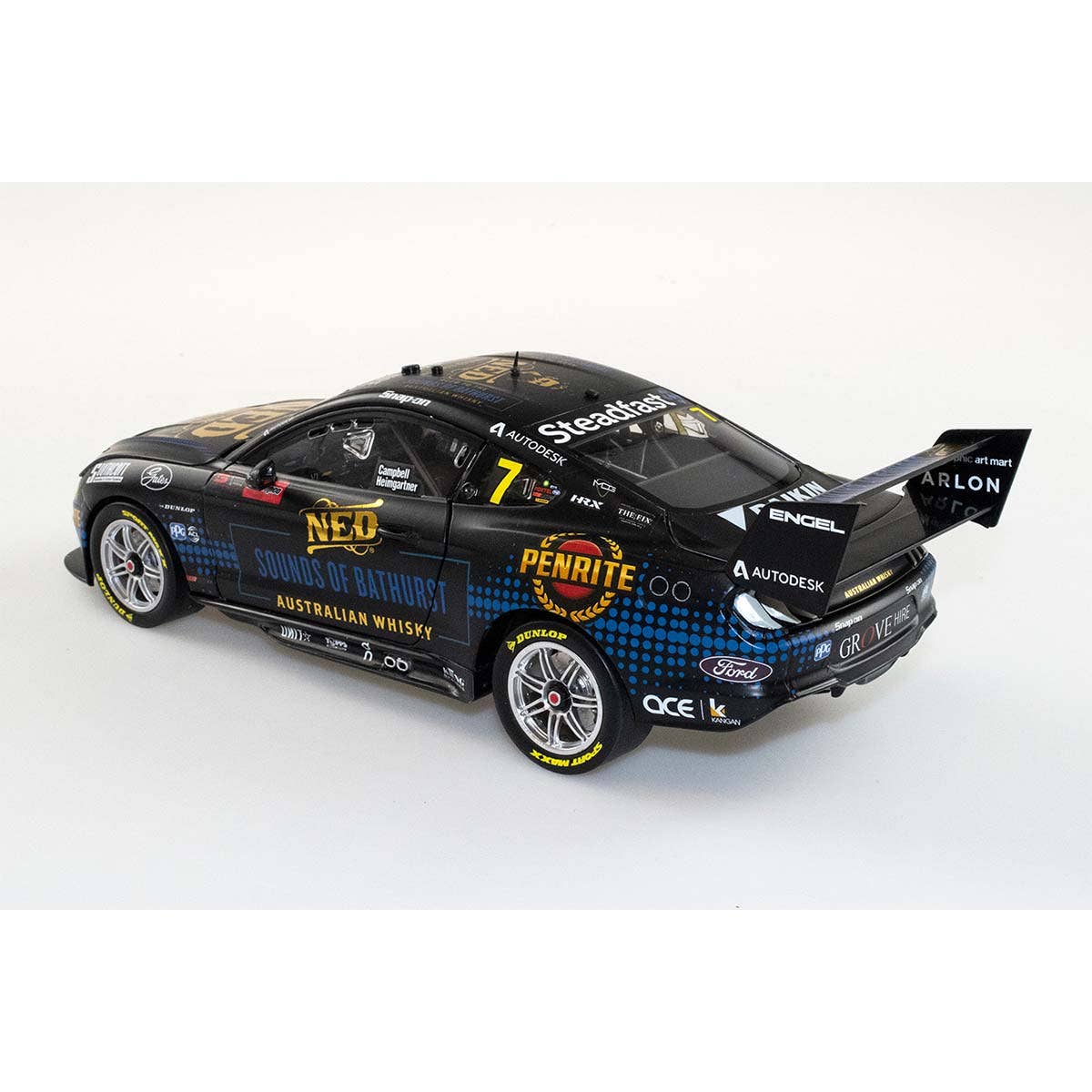 FORD GT MUSTANG - NED RACING - HEIMGARTNER/CAMPBELL #7 - 2021 REPCO Bathurst 1000 - 1:43 Scale Diecast Model Car
