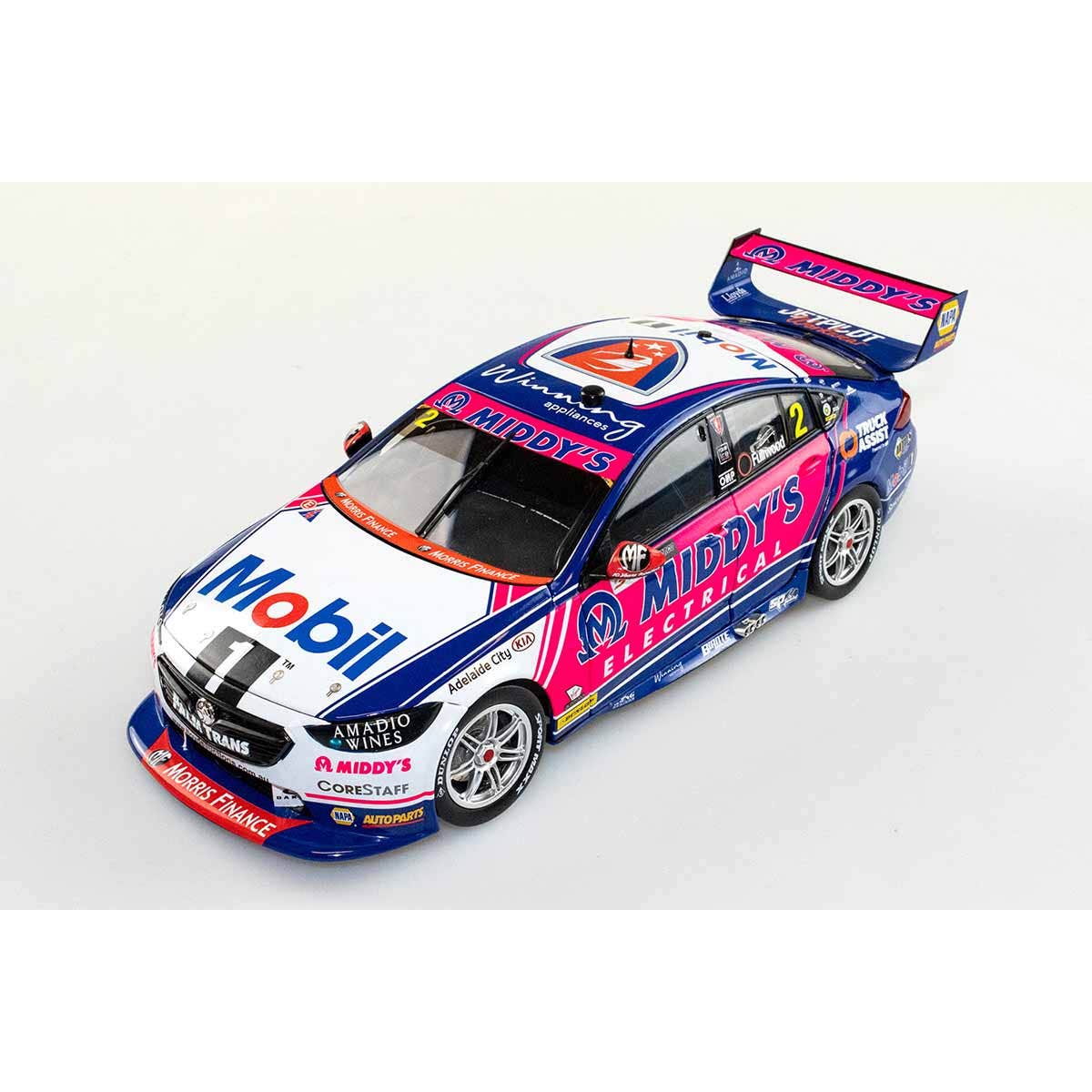 Holden ZB Commodore - Mobil 1 Middy's Racing - #2, B.Fullwood - 3rd place, Race 25, Repco SuperSprint The Bend - 1:18 Scale Diecast Model Car