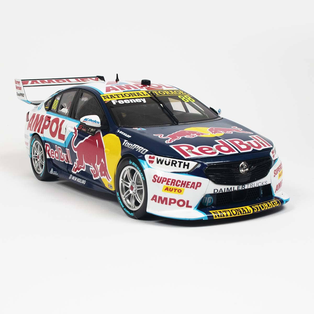 HOLDEN ZB COMMODORE - RED BULL AMPOL RACING - BROC FEENEY #88 - NED Whisky Tasmania Supersprint Race 4 RUNNER-UP - 1:43 Scale Diecast Model Car