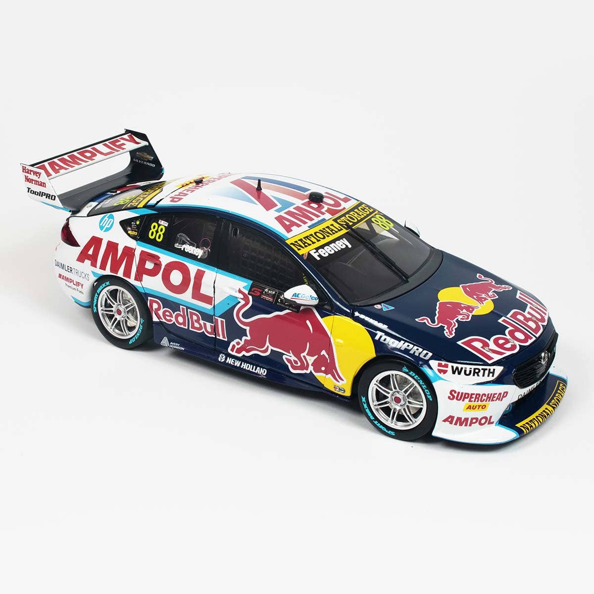 HOLDEN ZB COMMODORE - RED BULL AMPOL RACING - BROC FEENEY #88 - 2022 NED Whisky Tasmania Supersprint Race 4 RUNNER-UP - 1:18 Scale Diecast Model Car