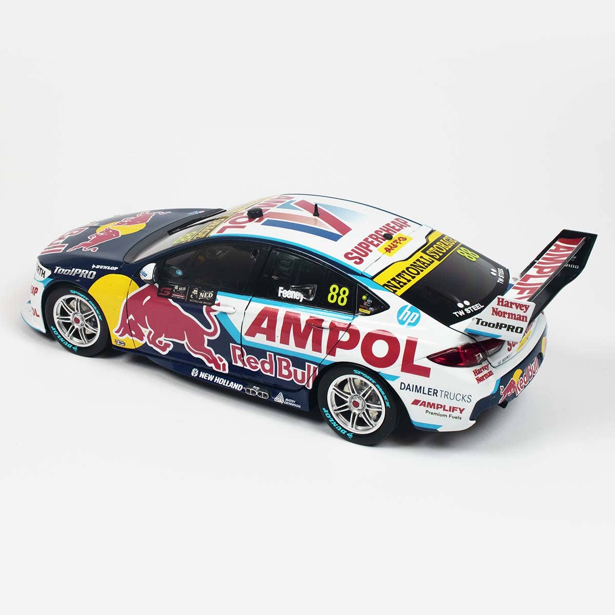 HOLDEN ZB COMMODORE - RED BULL AMPOL RACING - BROC FEENEY #88 - 2022 NED Whisky Tasmania Supersprint Race 4 RUNNER-UP - 1:18 Scale Diecast Model Car