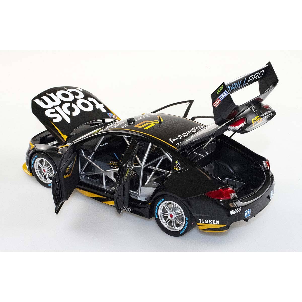 HOLDEN ZB COMMODORE - BJR - MACAULAY JONES #96 Automotive Superstore - NED Whisky Tasmania Supersprint Race 4 - 1:18 Scale Diecast Model Car