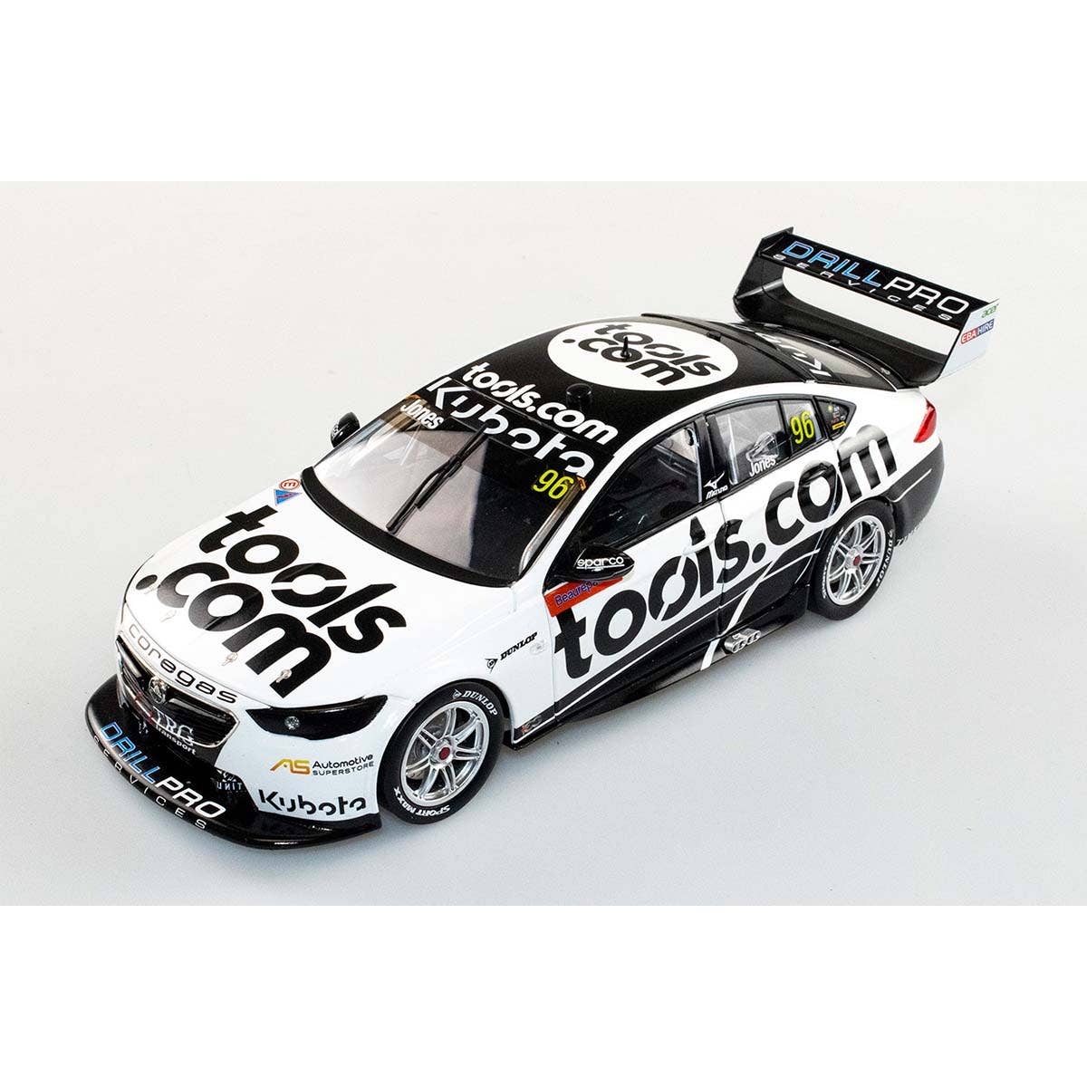 HOLDEN ZB COMMODORE - BJR - MACAULAY JONES #96 Tools.com - 2022 Beaurepairs Melbourne 400 Race 6 - 1:43 Scale Diecast Model Car