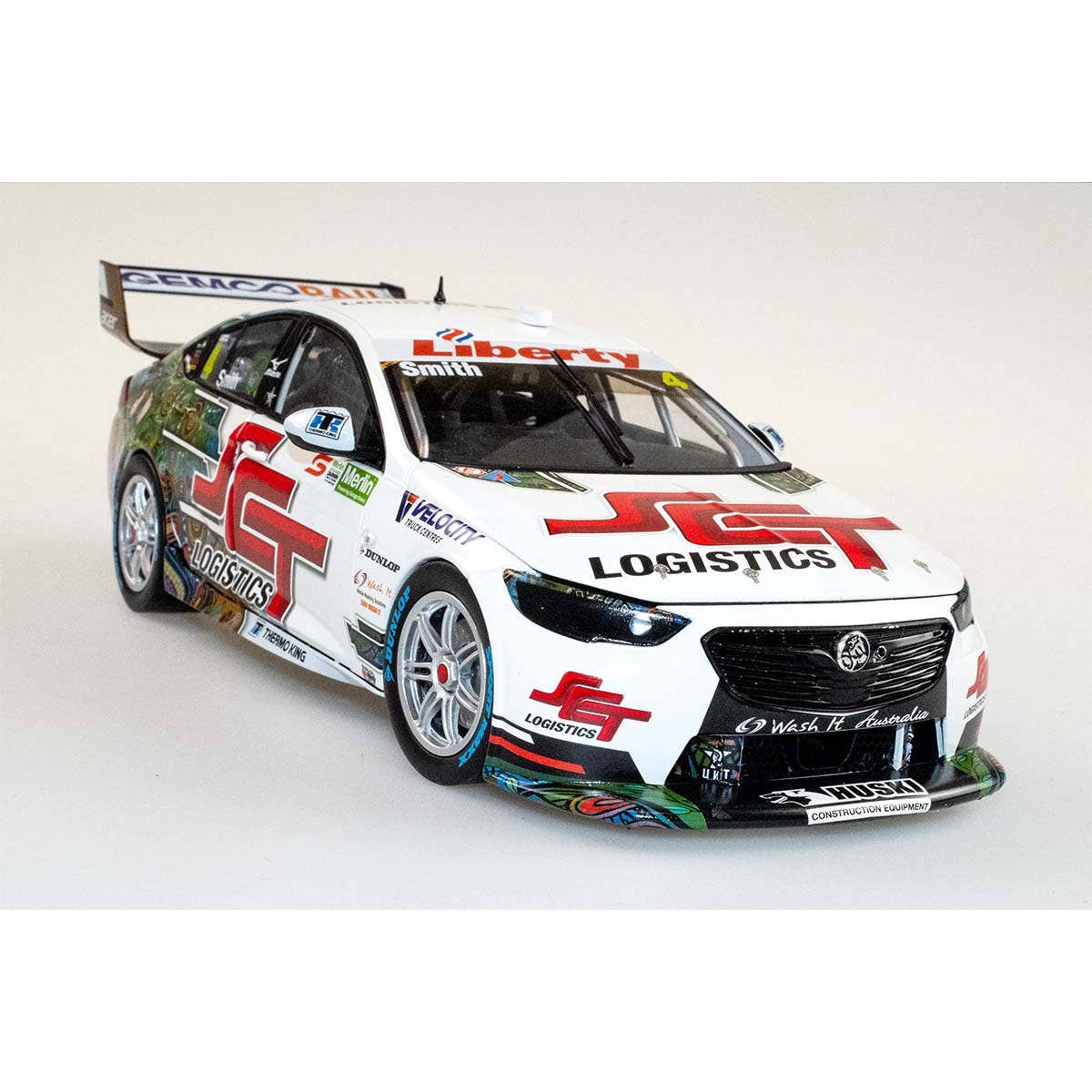 HOLDEN ZB COMMODORE - BJR - SMITH #4 SCT - 2022 Merlin Darwin Triple Crown - Race 18 - 1:18 Scale Diecast Model Car