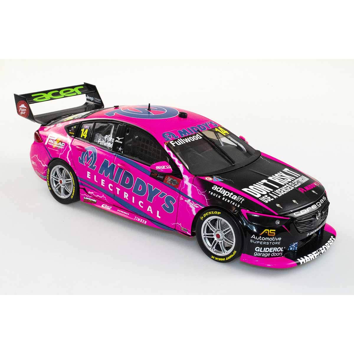 HOLDEN ZB COMMODORE - BJR - FULLWOOD/FIORE - Middy's #14 - 2022 Bathurst 1000 - 1:43 Scale Diecast Model Car
