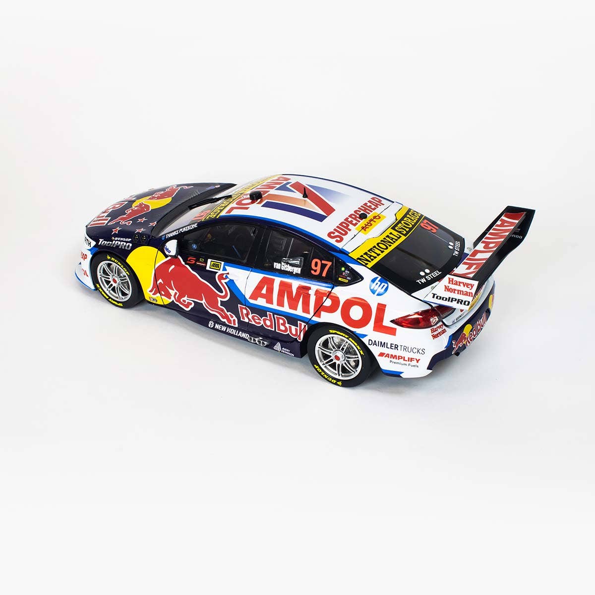 HOLDEN ZB COMMODORE - RED BULL AMPOL RACING - VAN GISBERGEN #97 - 2022 ITM Auckland Supersprint (Last Race at Pukekohe) - 1:43 Scale Diecast Model Car