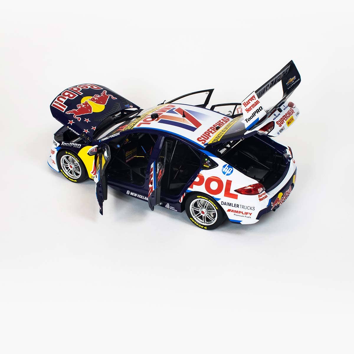 HOLDEN ZB COMMODORE - RED BULL AMPOL RACING - VAN GISBERGEN #97 - 2022 ITM Auckland Supersprint (Last Race at Pukekohe) - 1:18 Scale Diecast Model Car