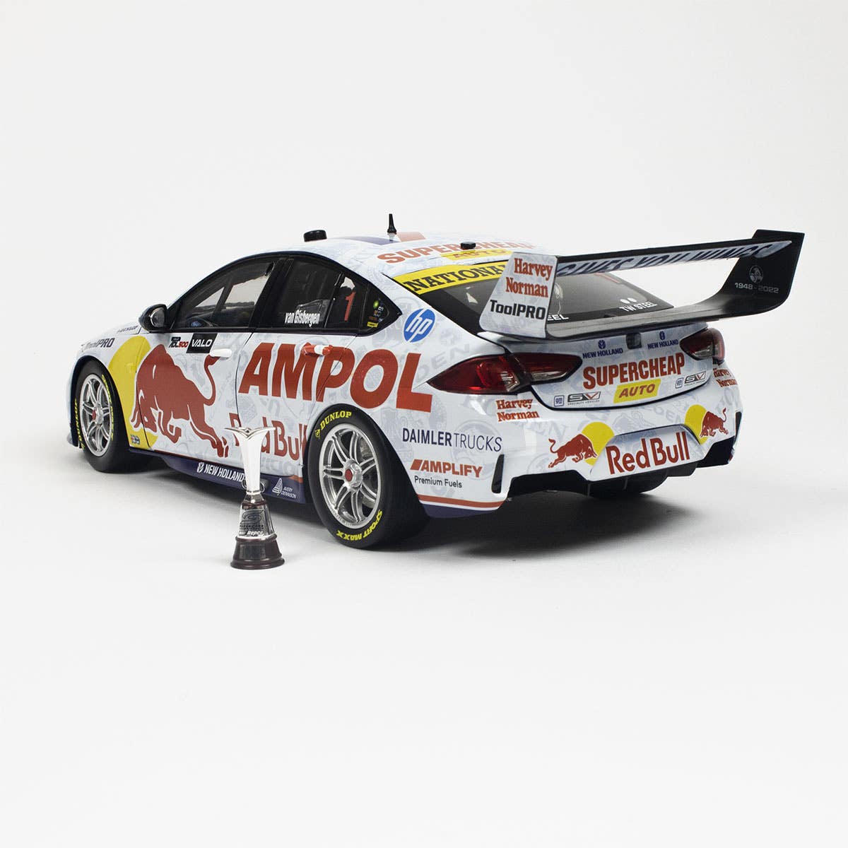 HOLDEN ZB COMMODORE - RED BULL AMPOL RACING - VAN GISBERGEN #1 - 2022 VAILO Adelaide 500 CHAMPIONSHIP WINNER - 1:18 Scale Diecast Model Car