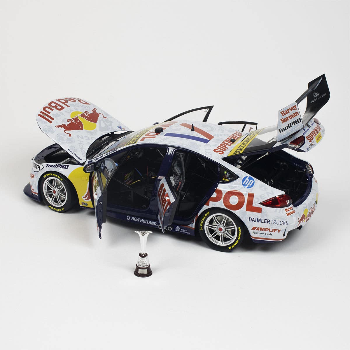 HOLDEN ZB COMMODORE - RED BULL AMPOL RACING - VAN GISBERGEN #1 - 2022 VAILO Adelaide 500 CHAMPIONSHIP WINNER - 1:18 Scale Diecast Model Car