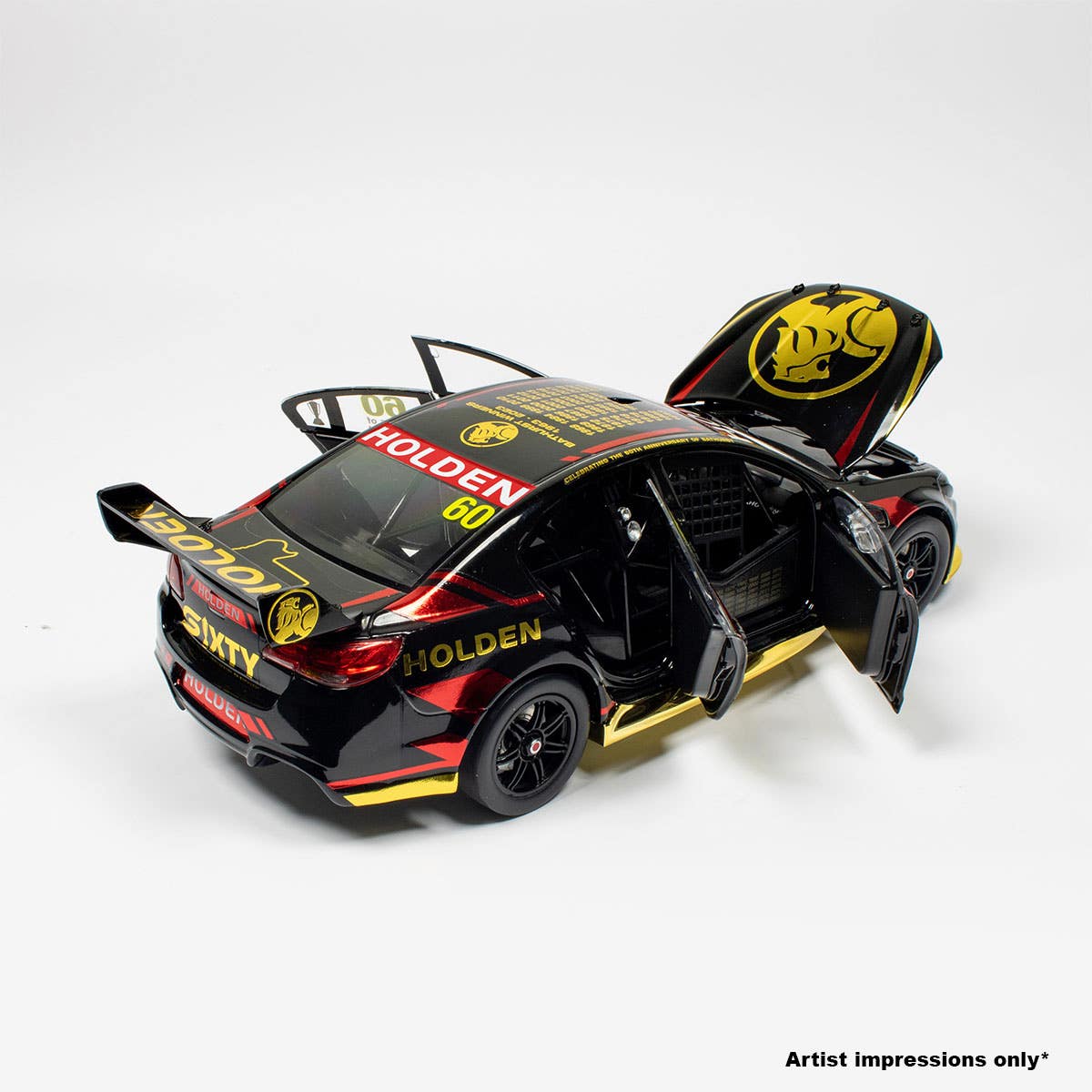 2023 BATHURST 1000 - HOLDEN COMMODORE VF V8 SUPERCAR - 60th ANNIVERSARY OF THE BATHURST GREAT RACE - SPECIAL LIMITED EDITION - 1:18 Scale Diecast Model Car