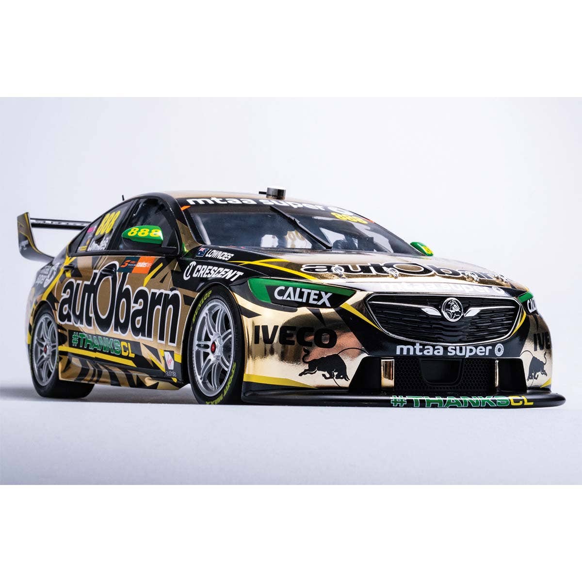 HOLDEN ZB COMMODORE AUTOBARN LOWNDES RACING #888 - LOWNDES - 2018 NEWCASTLE 500 "LOWNDES FINAL RACE" - 1:18 Scale Diecast Model Car