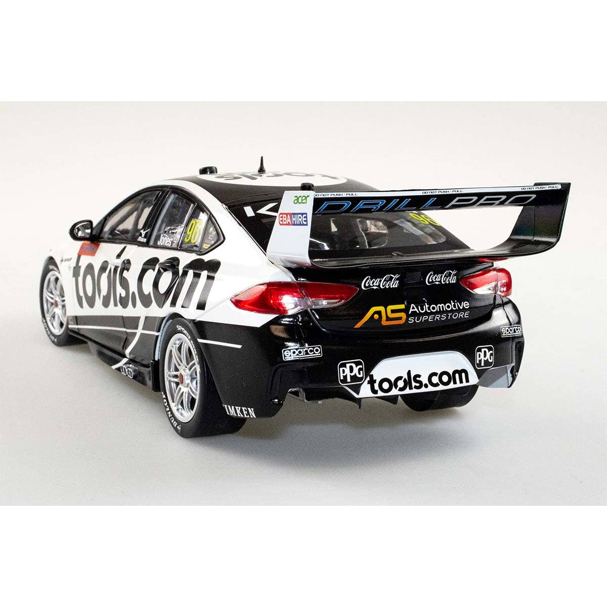 HOLDEN ZB COMMODORE - BJR - MACAULAY JONES #96 Tools.com - 2022 Beaurepairs Melbourne 400 Race 6 - 1:43 Scale Diecast Model Car